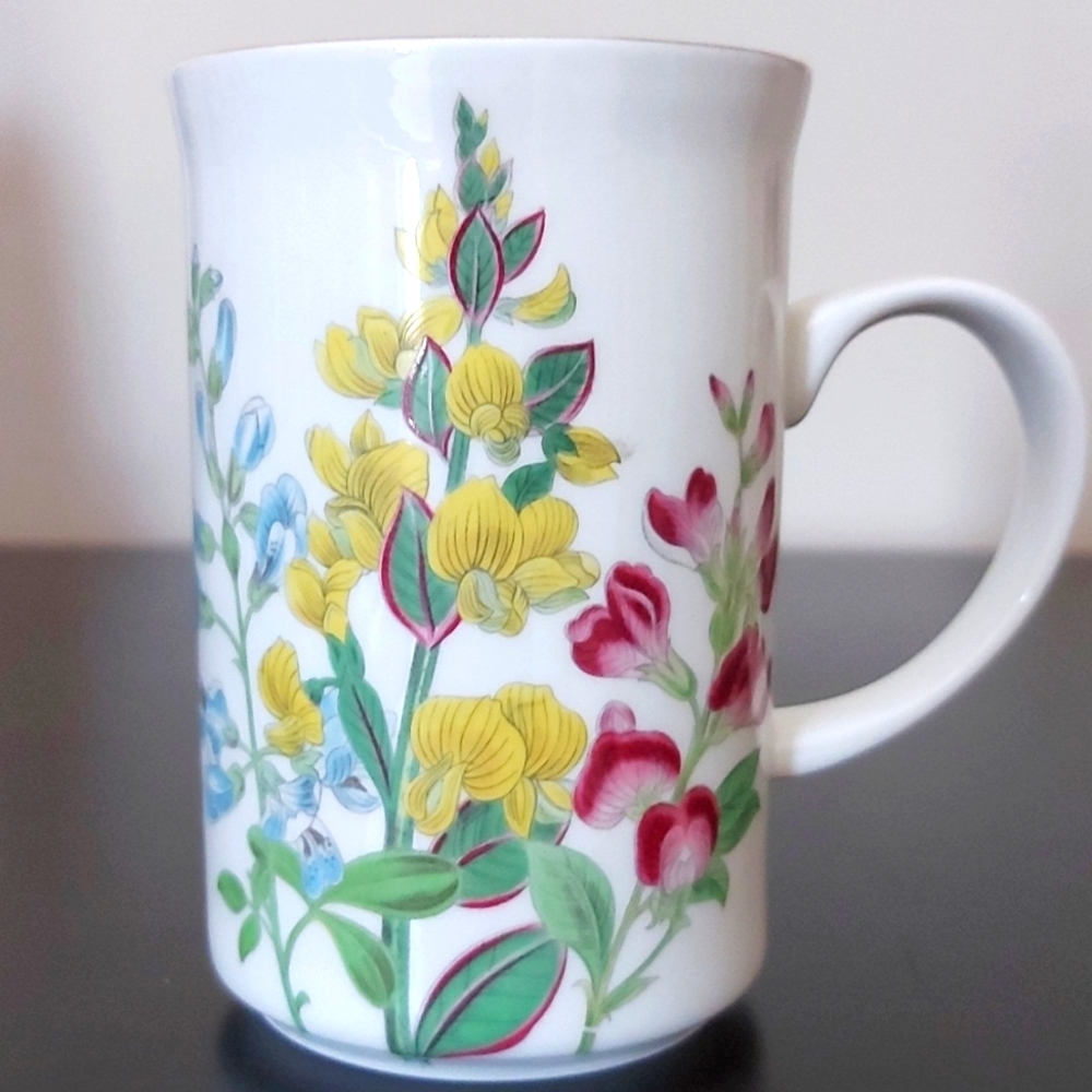 Vintage St George Fine Bone China Floral Mug Made in England